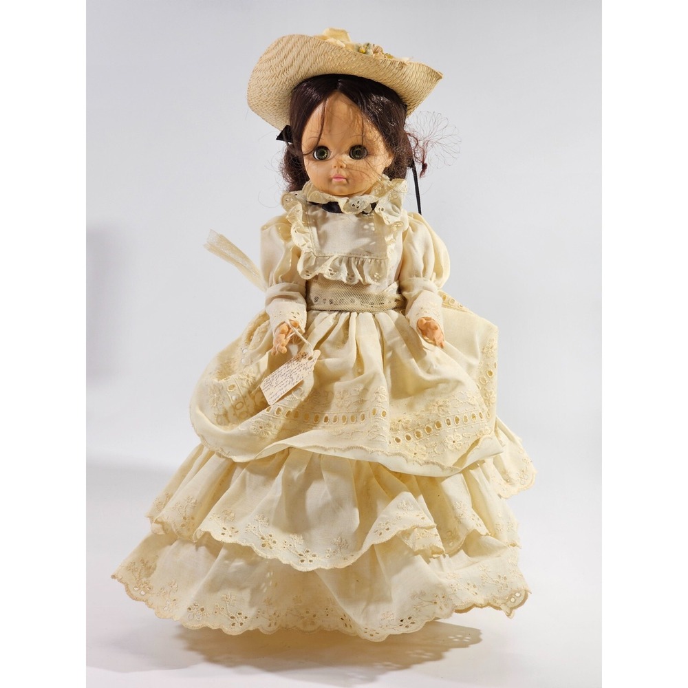 Vintage 1966 Effanbee Scarlett O'Hara 16" Jointed Vinyl Doll Discontinued RARE‎